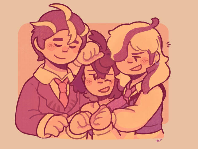 Colored Doodle Example