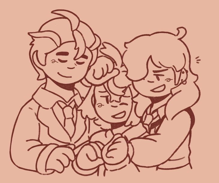 Uncolored Doodle Example